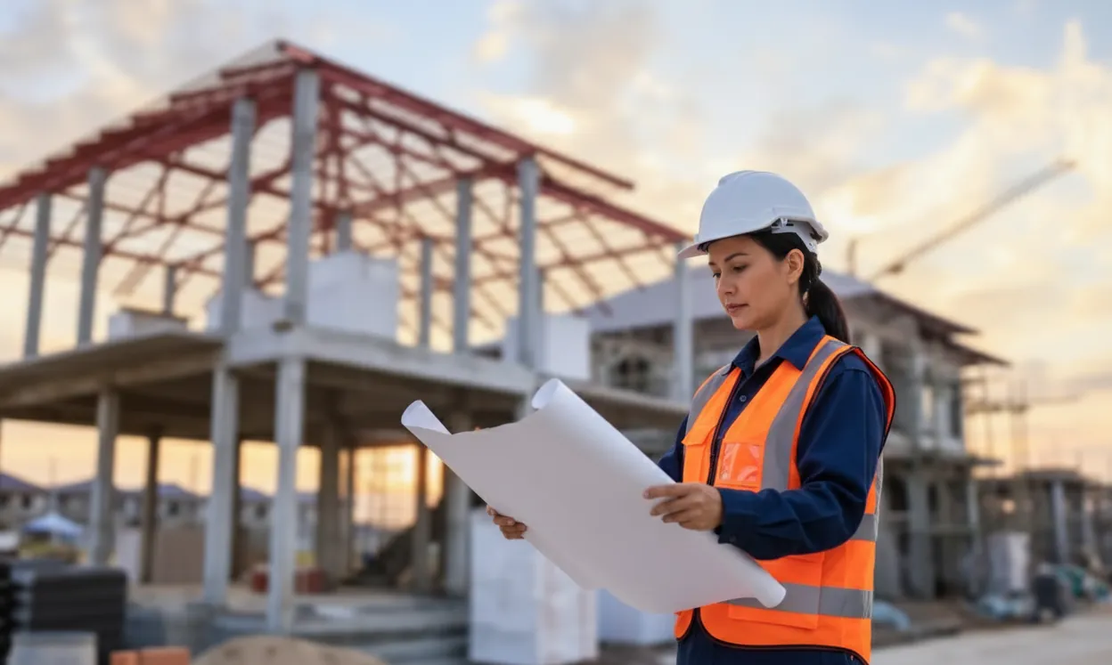 Bauteam beim Projekt